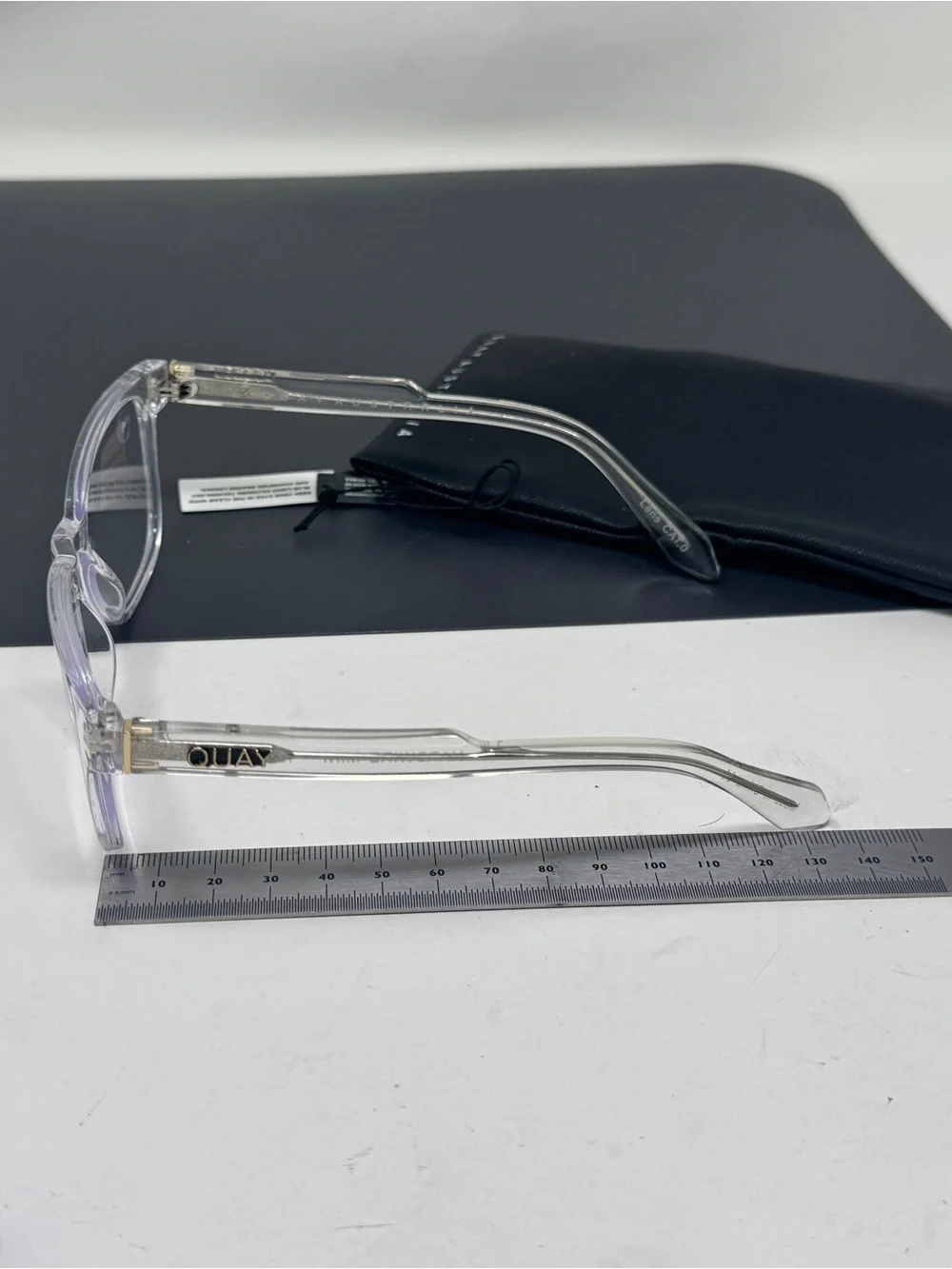 Quay Mini Hardwire Blue Light Glasses reading glasses + 2.00 clear